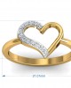 Amia Diamond Heart Ring